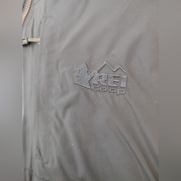 Rei Men's 850 Down Stormhenge Green Winter Hiking Jacket - Picture 2 of 11
